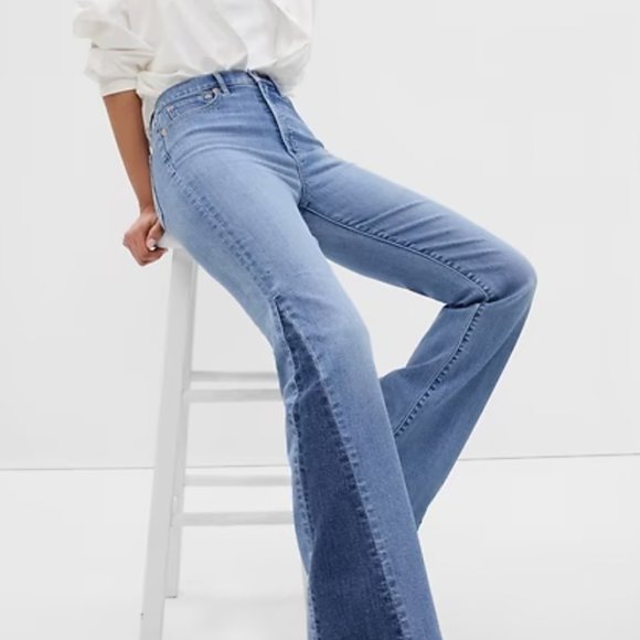 Gap High Rise 70's Flare jeans - Picture 3 of 4